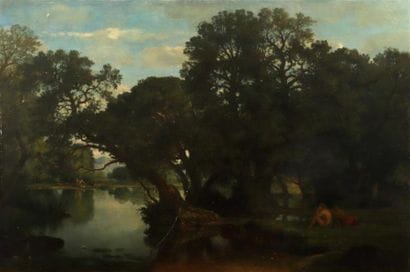Louis CABAT (1812-1893).
Scènes champêtres...