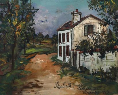 Maurice UTRILLO (1883-1955).
La maison de...