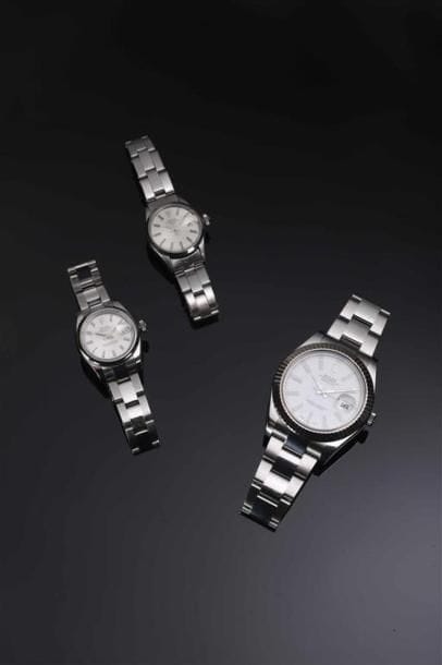 ROLEX. Modèle datejust blanche. Série récente.
Montre-bracelet...