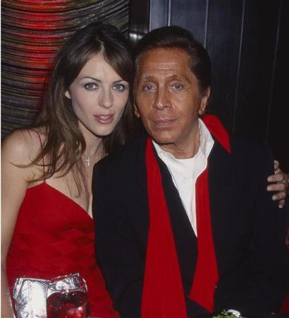 ELIZABETH HURLEY & VALENTINO.
By Rose Hartman.
Private...