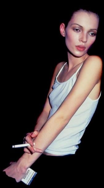 KATE MOSS.
By Rose Hartman.
Backstage, Isaac...