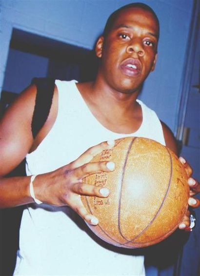 JAY Z.
By Rose Hartman.
Soho gym.
2000.
Tirage...