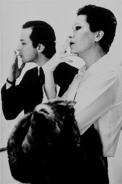 FRED HUGHES & ELSA PERETTI SMOKING.
By Rose...