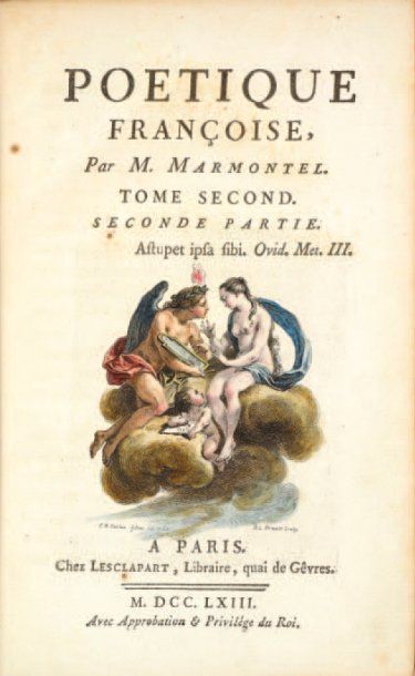 JEAN-FRANÇOIS MARMONTEL
Poetique francoise....