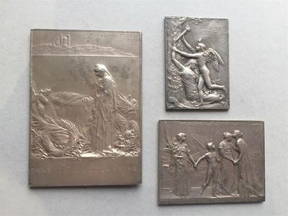 Plaquettes. O. Roty. Exposition Universelle,...