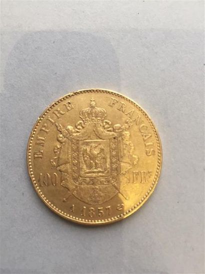 NAPOLEON III (1852-1870). 100 francs tête...