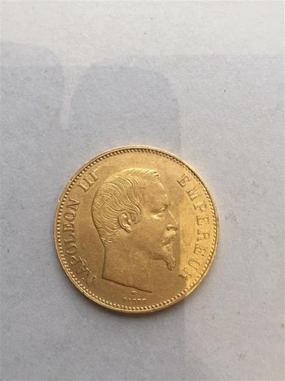 NAPOLEON III (1852-1870). 100 francs tête...