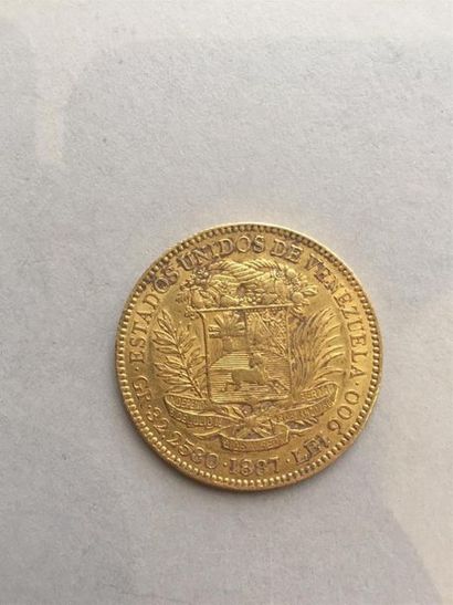 VENEZUELA. 100 bolivares. 1887. (Fr. 2)....