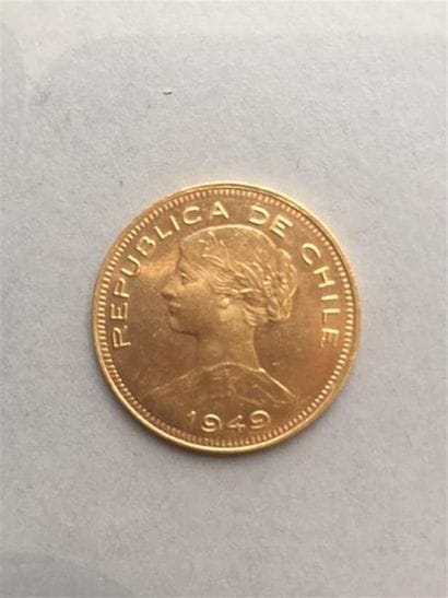CHILI. 100 pesos. 1949. (Fr. 54). Or. Su...