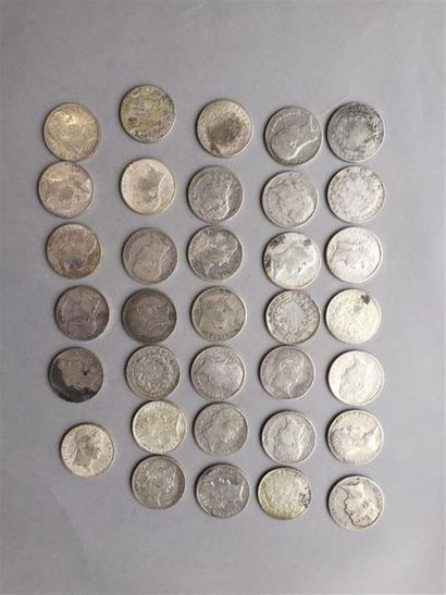 Directoire. 5 francs (4). Napoléon Ier. 5...
