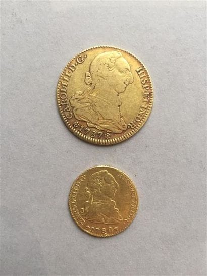 ESPAGNE. CHARLES III (1759-1788). 4 escudos....