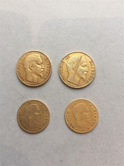 FRANCE : 
1 x 20 francs or (900/1000), Napoléon...