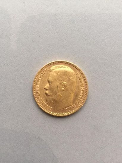 RUSSIE. NICOLAS II (1894-1917). 15 roubles....