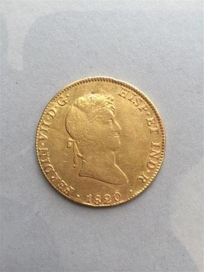 ESPAGNE. FERDINAND VII (1808-1833). 8 escudos....