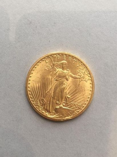 USA. 20 dollars. 1908. (Fr. 183, Y. p. 222)....
