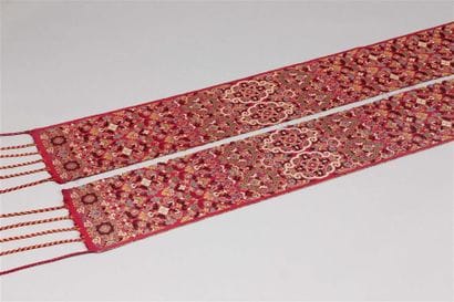 CEINTURE MAROCAINE, FÈS, fin XIXe siècle.
Lampas...