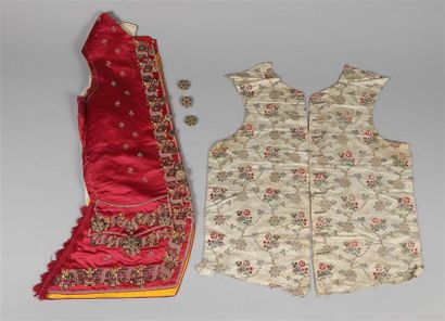 GILET TISSÉ À DISPOSITION D'UN HABIT DE COUR,...