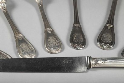 ODIOT :
PARTIE DE MÉNAGÈRE EN ARGENT 950...