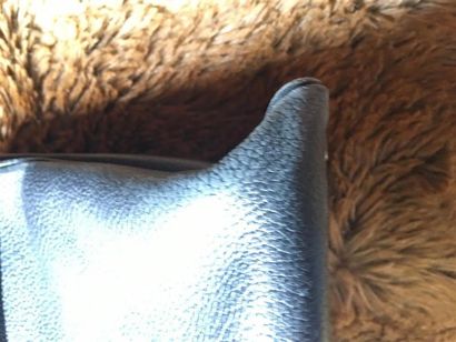 HERMÈS. Genre Kelly.
Sac en maroquin noir.
D....