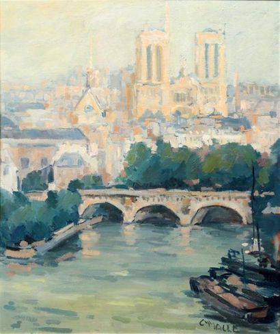 Charles MALLE (né en 1935).
Fin de journée...