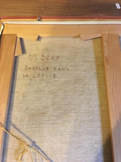 Charles MALLE (né en 1935).
La seine au pont...