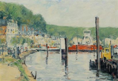 Charles MALLE (né en 1935).
Bord de seine...