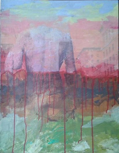 Maurizio DIANA (né en 1939).
Orizzonti, 1986-2014
Huile...