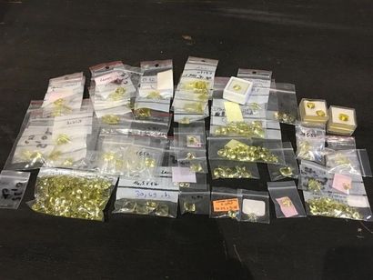 Lot de Quartz lemon. Poids total : 742,4...