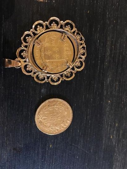 2 pièces en or :
- 20 F, Napoléon III, A,...