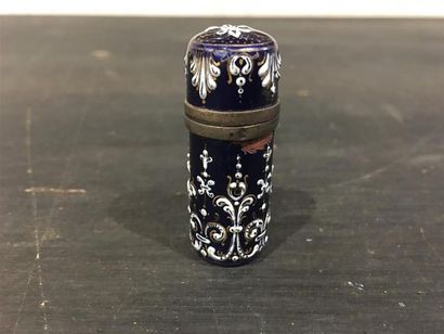 Petit flacon à parfum en verre à charnière...