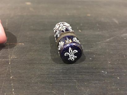 Petit flacon à parfum en verre à charnière...