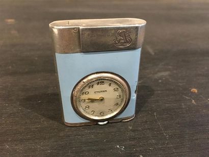 ETERNA. Montre-briquet en argent (925 millièmes)...