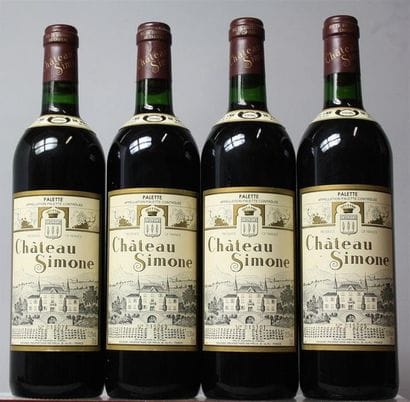 4 bouteilles PROVENCE - CHÂTEAU SIMONE -...