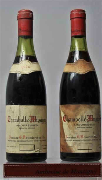 2 bouteilles CHAMBOLLE MUSIGNY 1er cru 