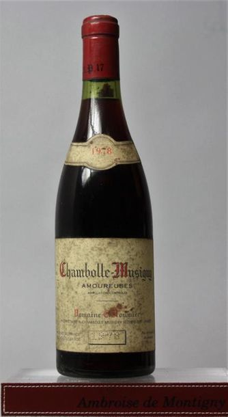 1 bouteille CHAMBOLLE MUSIGNY 1er cru 
