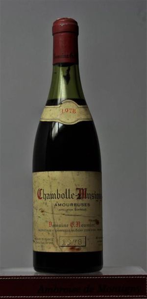 1 bouteille CHAMBOLLE MUSIGNY 1er cru 