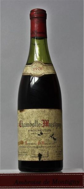 1 bouteille CHAMBOLLE MUSIGNY 1er cru 