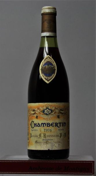 1 bouteille CHAMBERTIN Grand cru - A. ROUSSEAU,...
