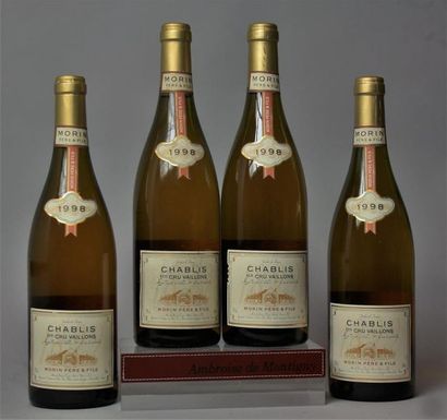 4 bouteilles CHABLIS 1er cru 