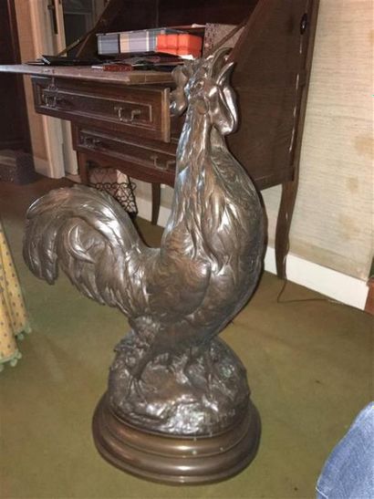 Jules PAUTROT. 
Chanteclair.
Epreuve en bronze...