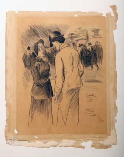 D'après Théophile Alexandre STEINLEN (1859-1923),:
