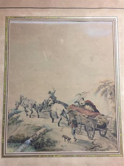 Ecole FRANCAISE du XIXe siècle.
Groupe de...