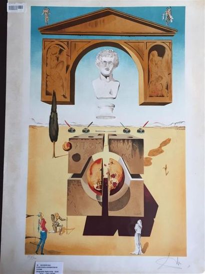 Salvador DALI (1904-1989), d'après.
Séparation...