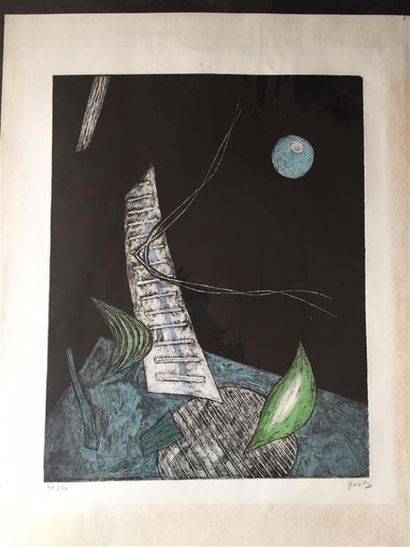 d'après Henri GOETZ (1909-1989).
Lot de 5...