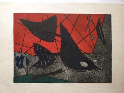 d'après Henri GOETZ (1909-1989).
Lot de 5...