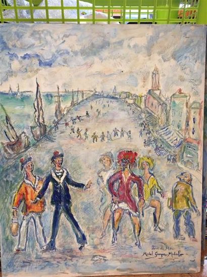 Michel GEORGES-MICHEL (1883-1985).
Port de...