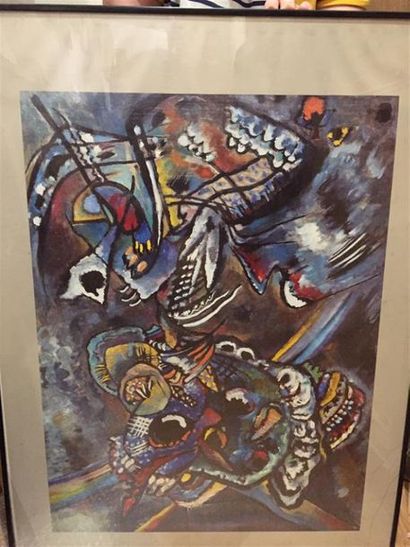 Georges BRAQUE (1882-1963), d'après. 
Composition...