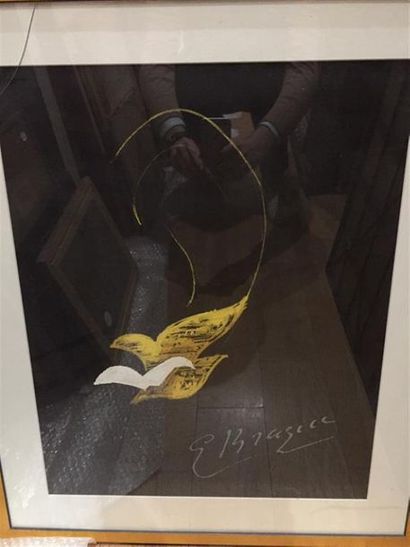 Georges BRAQUE (1882-1963), d'après. 
Composition...