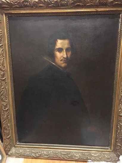 D'après VELAZQUEZ.
Junger spanischer Edelmann.
Huile...