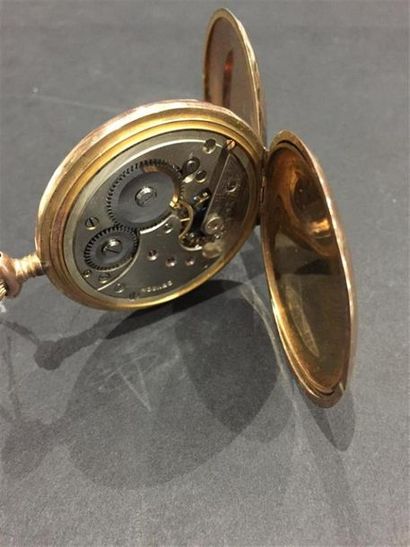 CENSOR. Montre de gousset en or jaune 750...